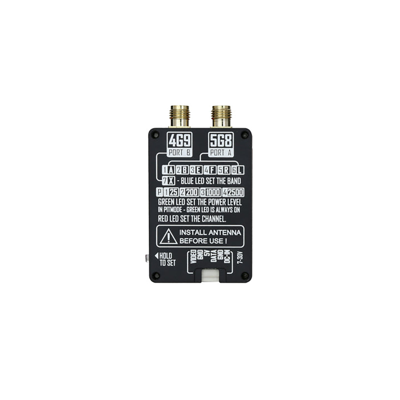 4.9G / 5.8G 2.5W Video Transmitter
